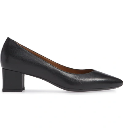 Shop Aquatalia Pasha Pump In Black Nappa Leather