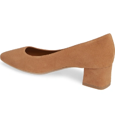 Shop Aquatalia Pasha Pump In Sand Suede