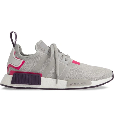 Shop Adidas Originals Nmd R1 Athletic Shoe In Grey Three/ Shock Pink