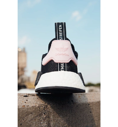 Shop Adidas Originals Nmd R1 Athletic Shoe In Grey Three/ Shock Pink