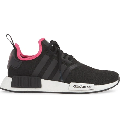 Shop Adidas Originals Nmd R1 Athletic Shoe In Core Black/ Shock Pink