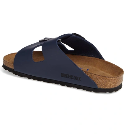 Shop Birkenstock Arizona Soft Footbed Sandal In Navy
