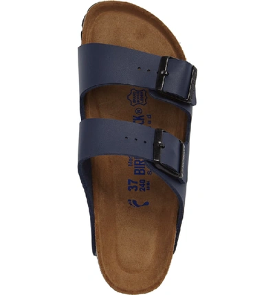 Shop Birkenstock Arizona Soft Footbed Sandal In Navy