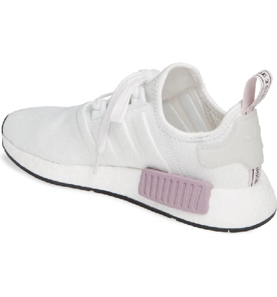 Shop Adidas Originals Nmd R1 Athletic Shoe In Crystal White/ Orchid Tint