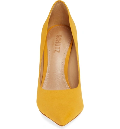 Shop Schutz Plinia Pump In Mary Gold