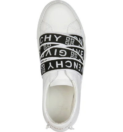 Shop Givenchy Urban Street Logo Strap Sneaker In White/ Black