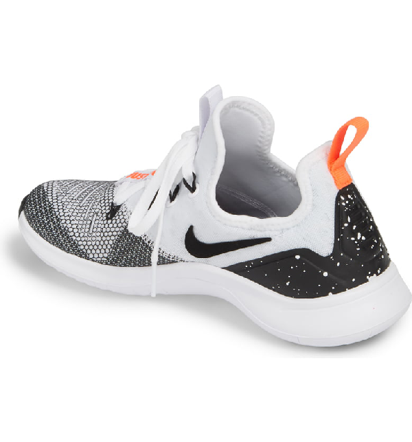 nike free tr8 white black total crimson