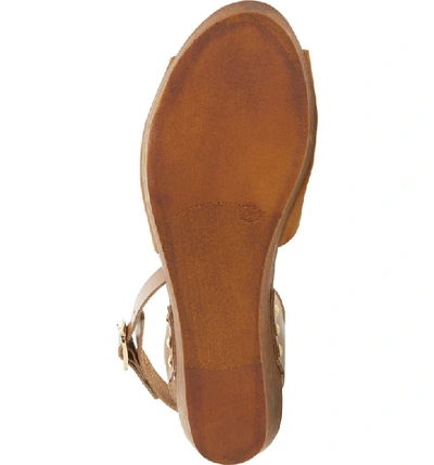Shop Seychelles Platform Wedge Sandal In Cognac Suede Leather