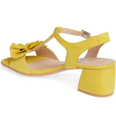 Shop Wonders T-strap Sandal In Ante Lemon Suede