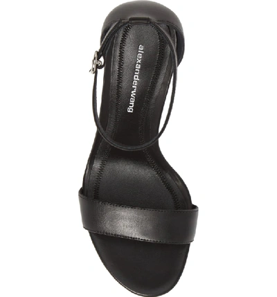 Shop Alexander Wang New Abby Ankle Strap Sandal In Black