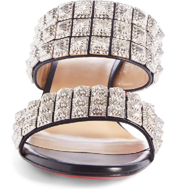 myriadiam studded slide sandal