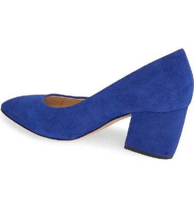 Shop Botkier Stella Pump In Dazzling Blue Suede