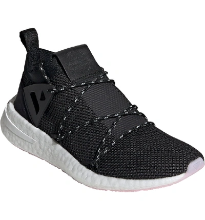 Shop Adidas Originals Arkyn Sneaker In Core Black/ Carbon/ Clear Pink