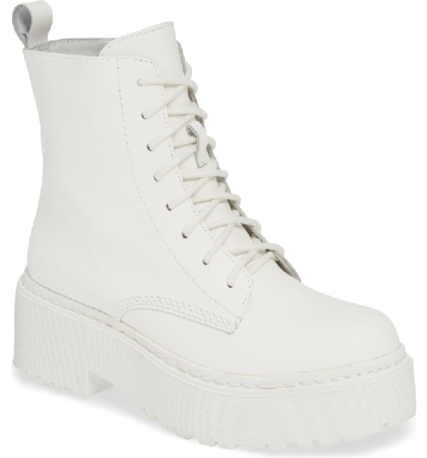 jeffrey campbell white combat boots