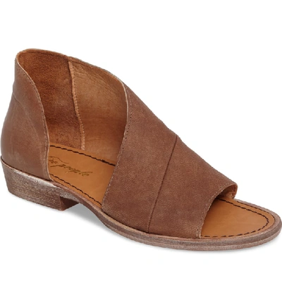 Shop Free People 'mont Blanc' Asymmetrical Sandal In Brown