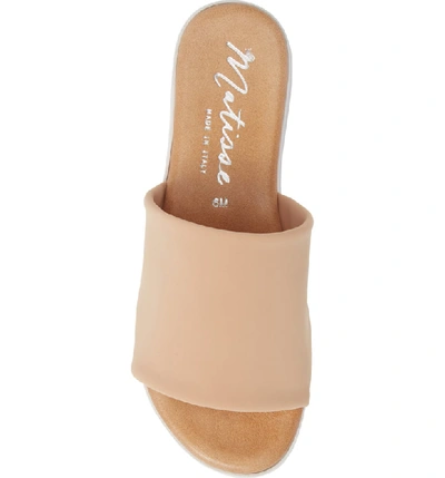 Shop Matisse Paradise Slide Sandal In Natural