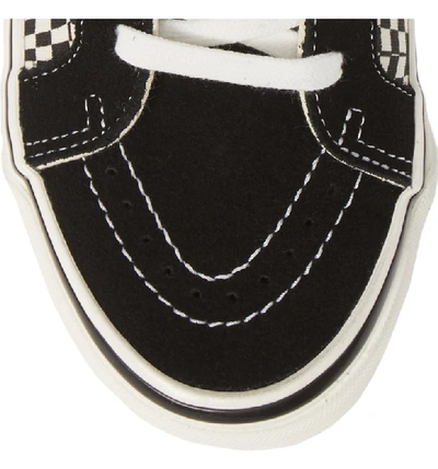 Shop Vans Sk8-hi 38 Dx High Top Sneaker In Black/ White/ Warp Check