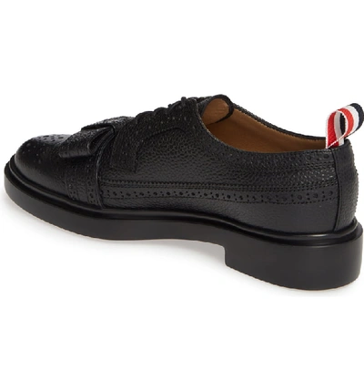 Shop Thom Browne Bow Brogued Oxford In Black