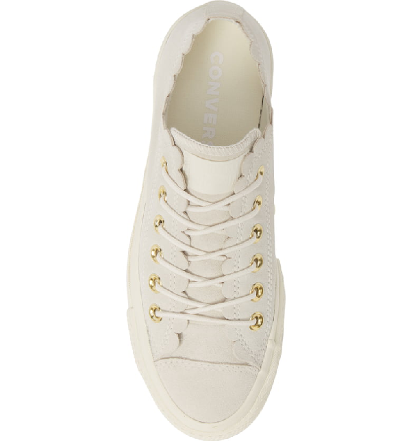 converse scalloped platform