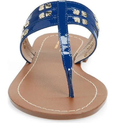 Shop Kate Spade Carol Sandal In Mystic Blue