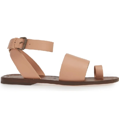 Shop Free People Torrence Ankle Wrap Sandal In Rose