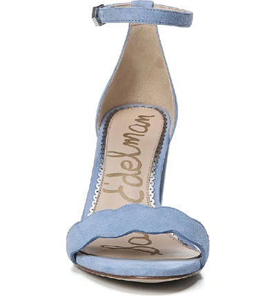 Sam Edelman Odila Sandal In Cornflower Blue Suede ModeSens
