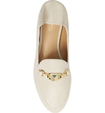 Shop Michael Michael Kors Charlton Convertible Loafer In Light Cream Nappa Leather