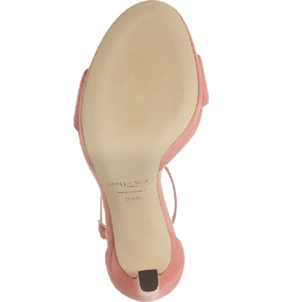 Shop Jimmy Choo Misty Platform Sandal In Candy Floss Suede