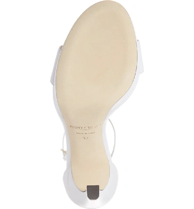 Shop Jimmy Choo Misty Platform Sandal In White Leather