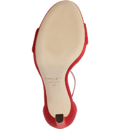 Shop Jimmy Choo Misty Platform Sandal In Red Suede