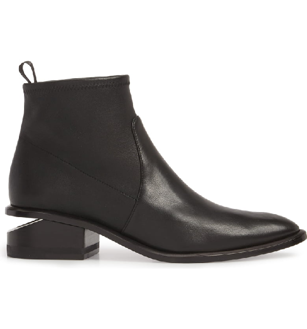 alexander wang kori stretch leather booties