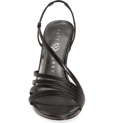 Shop Katy Perry Bryson Asymmetrical Strappy Sandal In Black