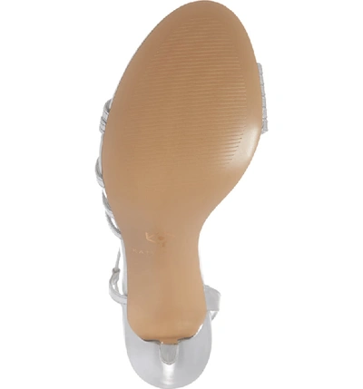 Shop Katy Perry Bryson Asymmetrical Strappy Sandal In Silver