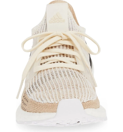 Shop Adidas Originals Ultraboost 19 Running Shoe In Chalk White/ Pale Nude/ Black