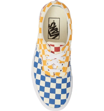 Shop Vans Ua Era Lace Up Sneaker In Checkerboard Multi/ True White