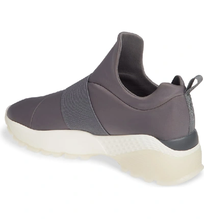 Shop Jslides Slip-on Sneaker In Grey Fabric