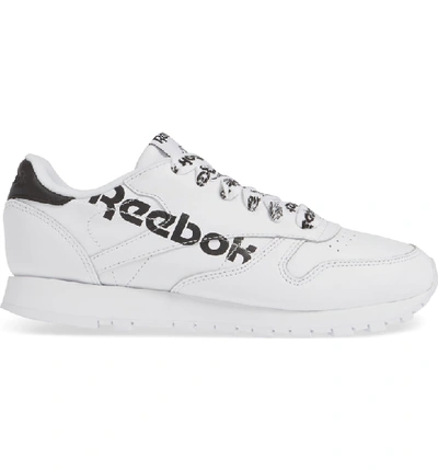 Shop Reebok Classic Leather Sneaker In White/ Black