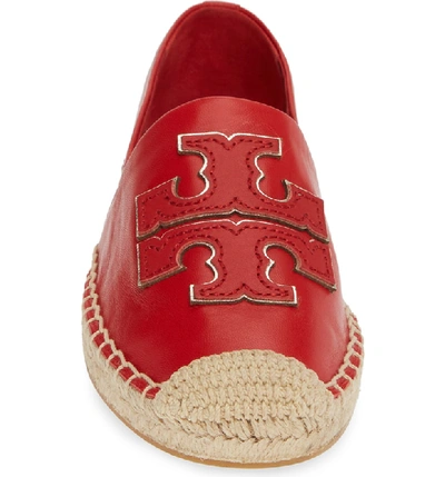 Shop Tory Burch Ines Espadrille In Brilliant Red/ Brilliant Red