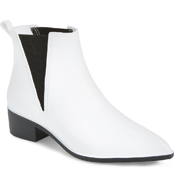 shiny chelsea rain boots