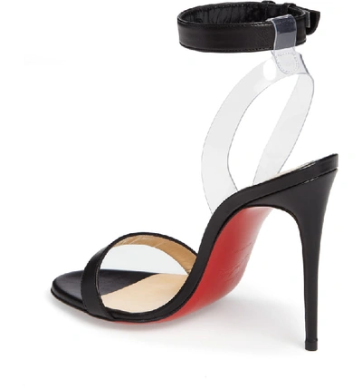 Shop Christian Louboutin Jonatina Sandal In Black Leather