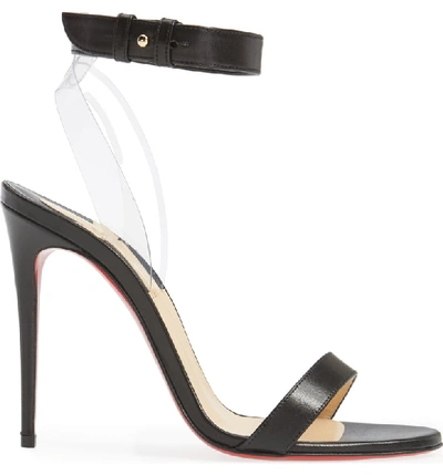 Shop Christian Louboutin Jonatina Sandal In Black Leather