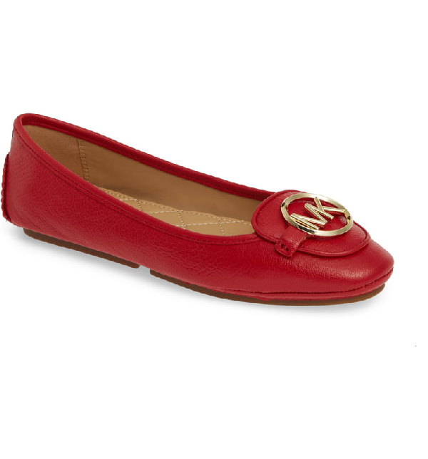 michael michael kors lillie logo moccasin