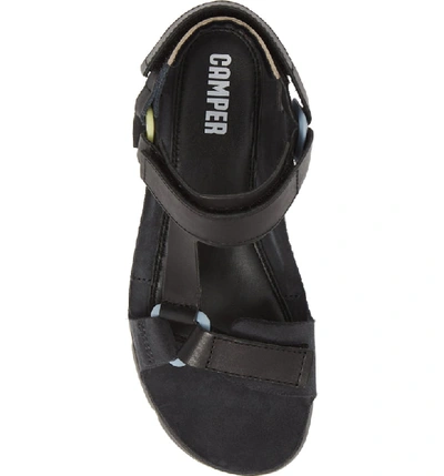 Shop Camper Oruga Up Platform Sport Sandal In Black