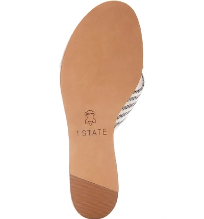 Shop 1.state Travor Slide Sandal In Black Leather