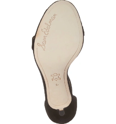 Shop Sam Edelman 'patti' Ankle Strap Sandal In Jute Fabric