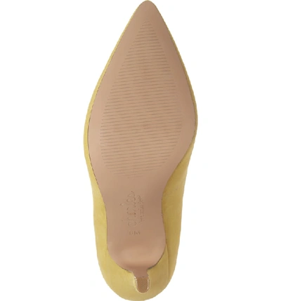 Shop Charles By Charles David Maxx Pointy Toe Pump In Lemon Drop Suede