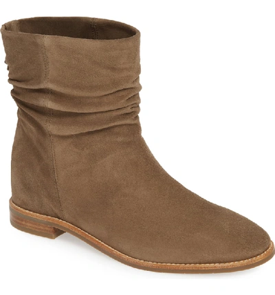 Shop Aquatalia Caleigh Weatherproof Boot In Taupe Suede