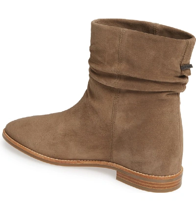Shop Aquatalia Caleigh Weatherproof Boot In Taupe Suede