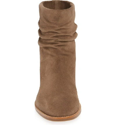 Shop Aquatalia Caleigh Weatherproof Boot In Taupe Suede