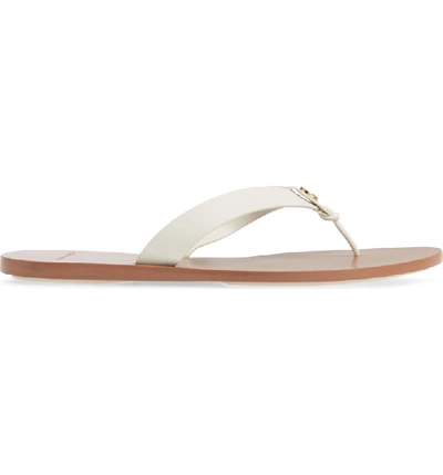 Shop Tory Burch Manon Flip Flop In Perfect Ivory